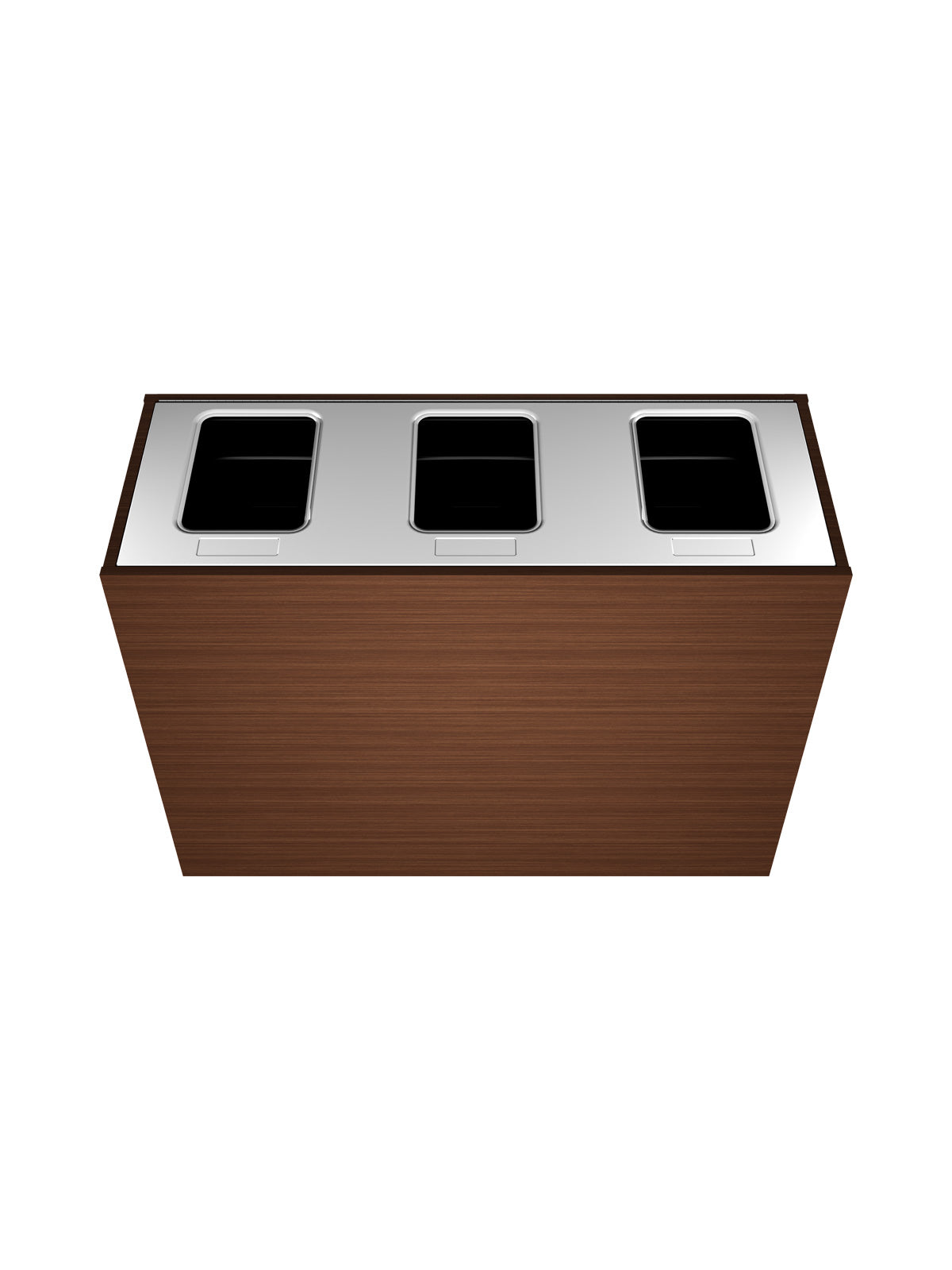 ARISTATA - Triple Stream, Harvest Leaves Finish, Hinged Stainless Steel Lid with Full Openings