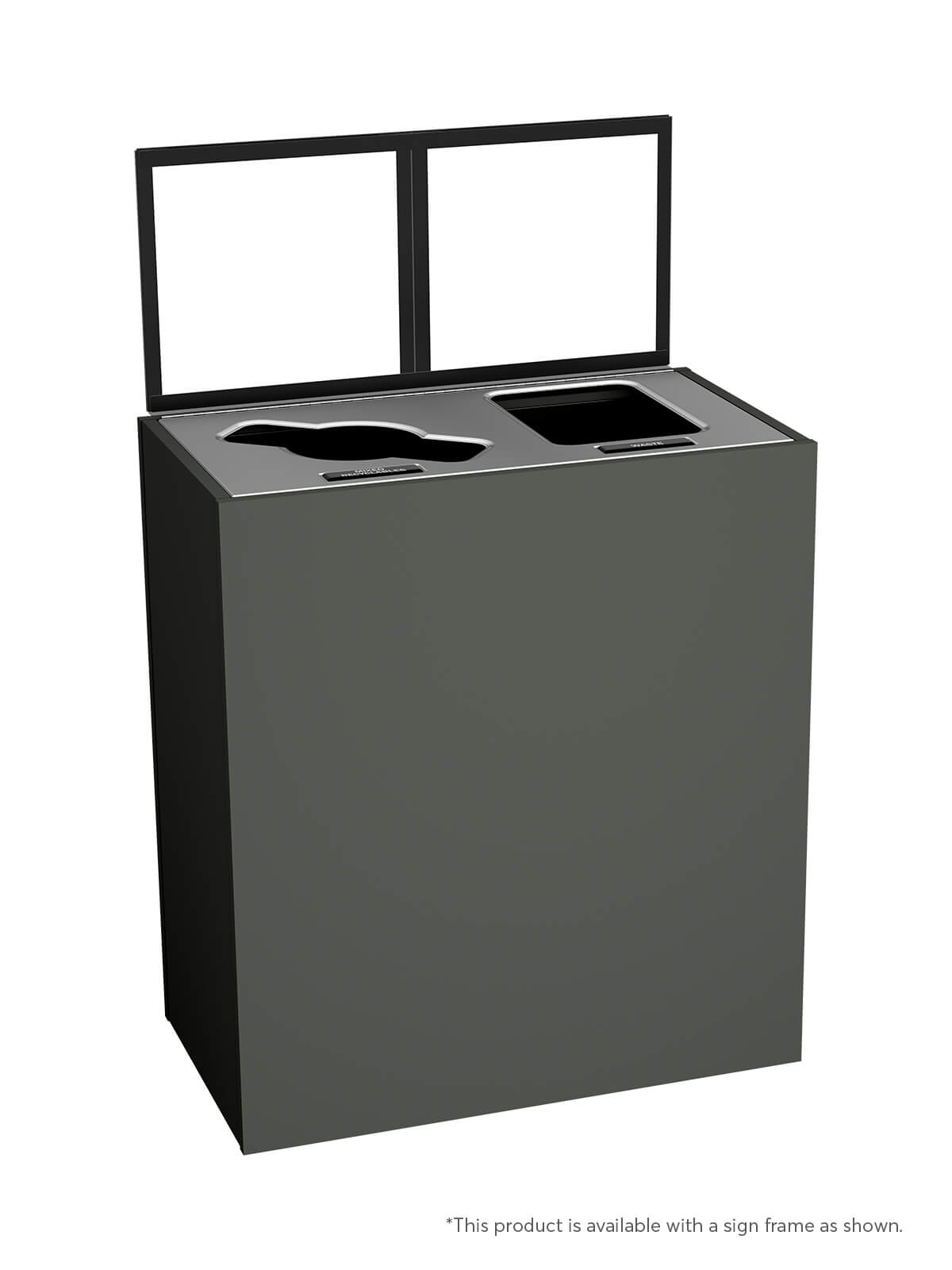 ARISTATA - Double - Select - Mixed Recyclables-Waste - Mixed-Full - Slate