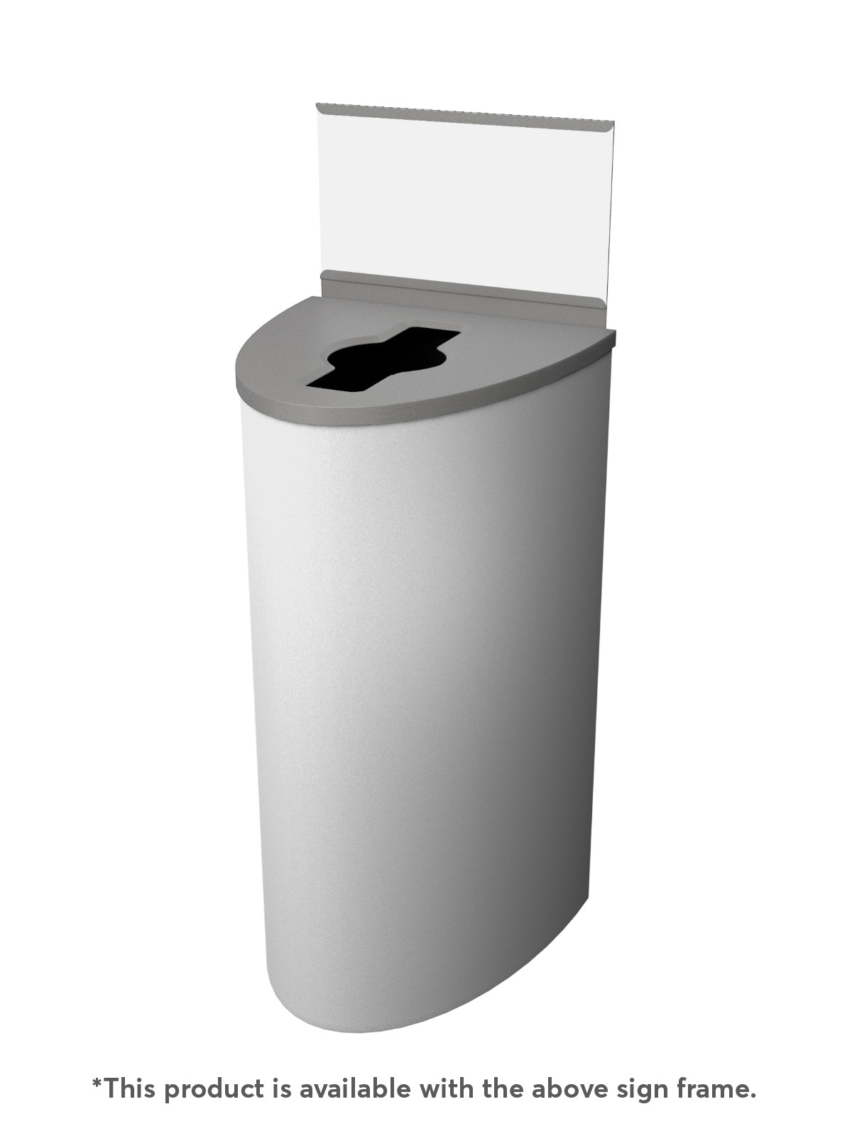 SPECTRUM - White Ellipse, Mixed Opening Lid with Mixed Recyclables Body Label
