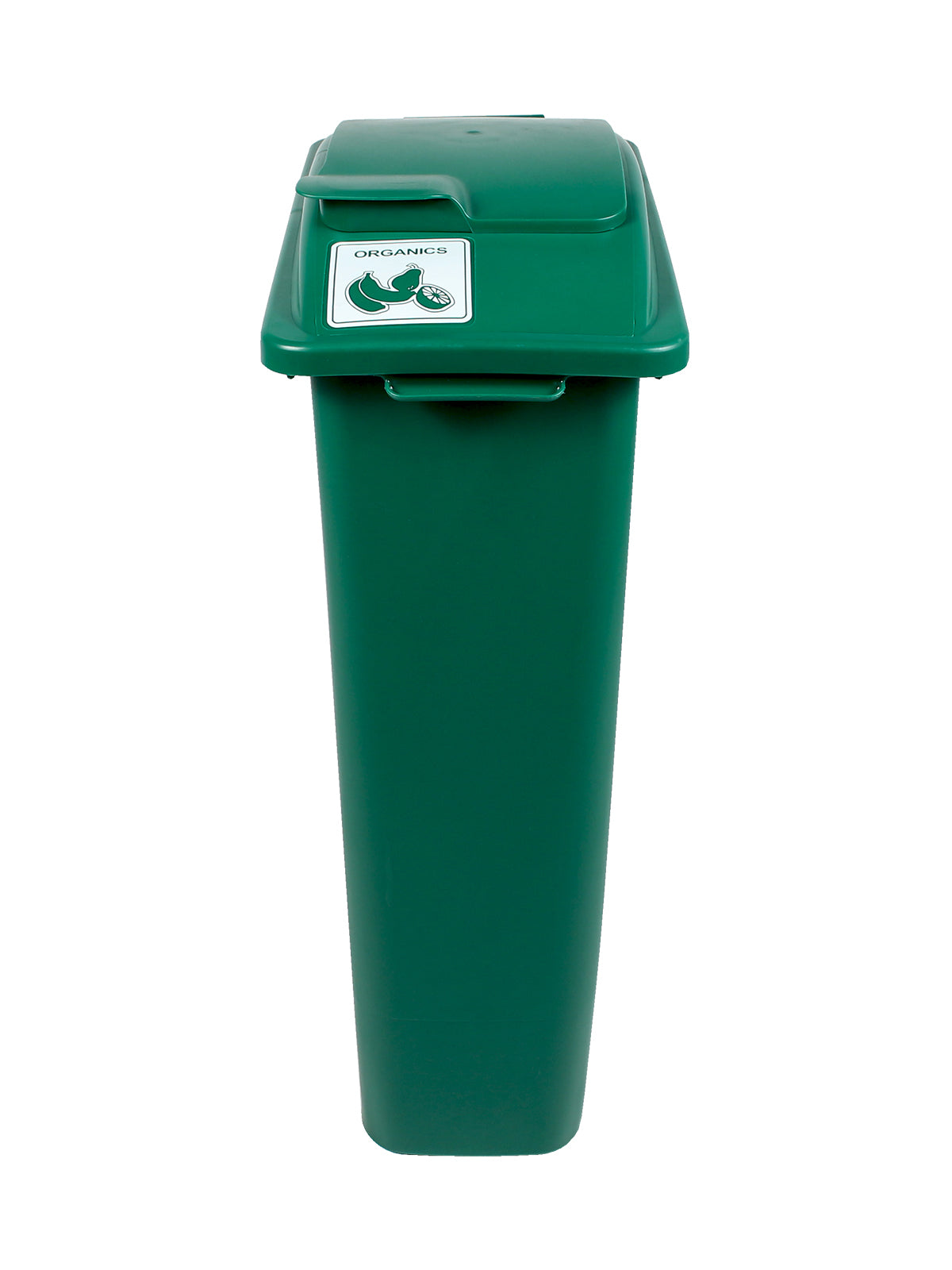 WASTE WATCHER - 23G Green Body with Green Solid Lift Lid and 'Organics' Lid Label