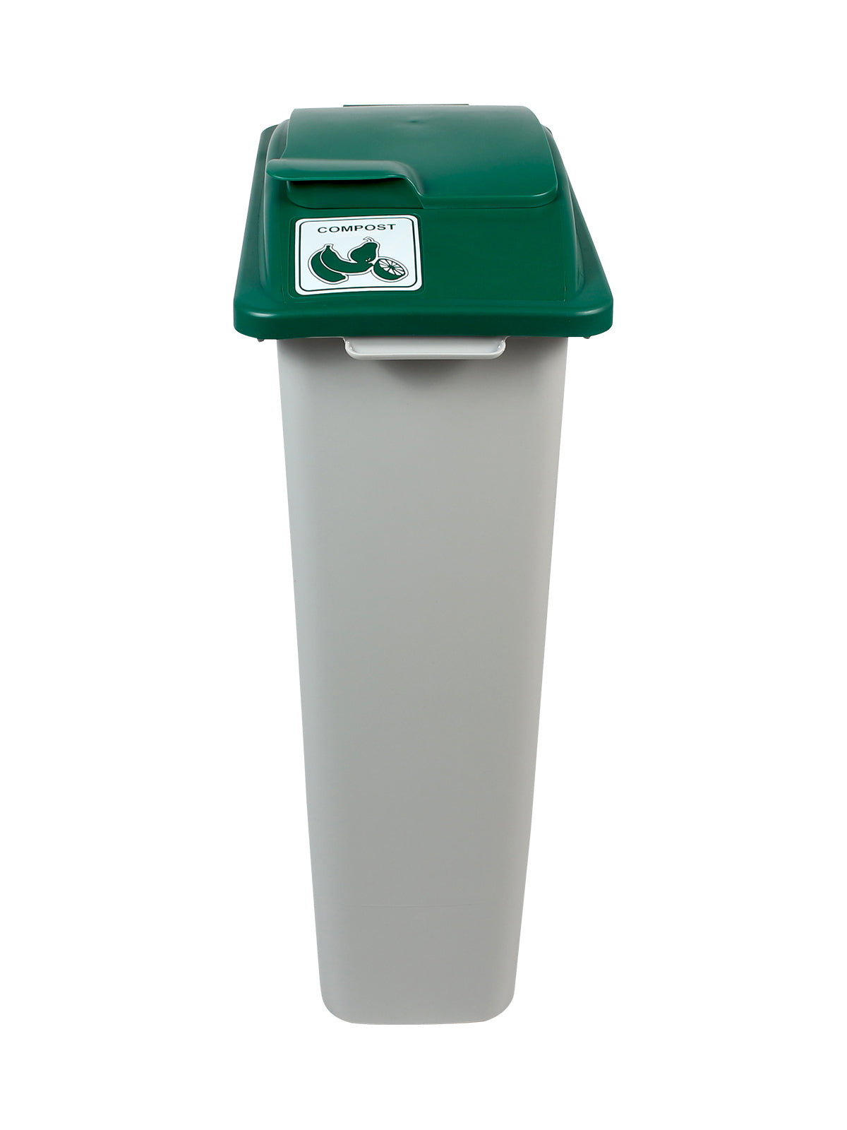 WASTE WATCHER - 23G Grey Body with Green Solid Lift Lid and 'Compost' Lid Label
