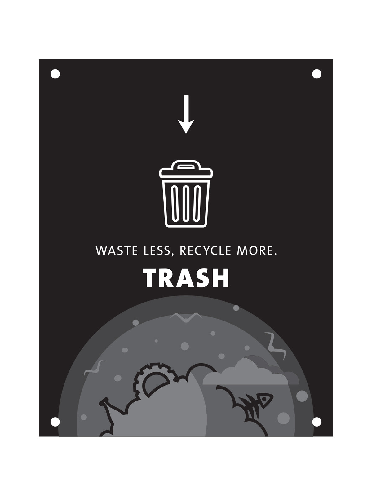 EVOLVE - Body Sign - Trash - Black