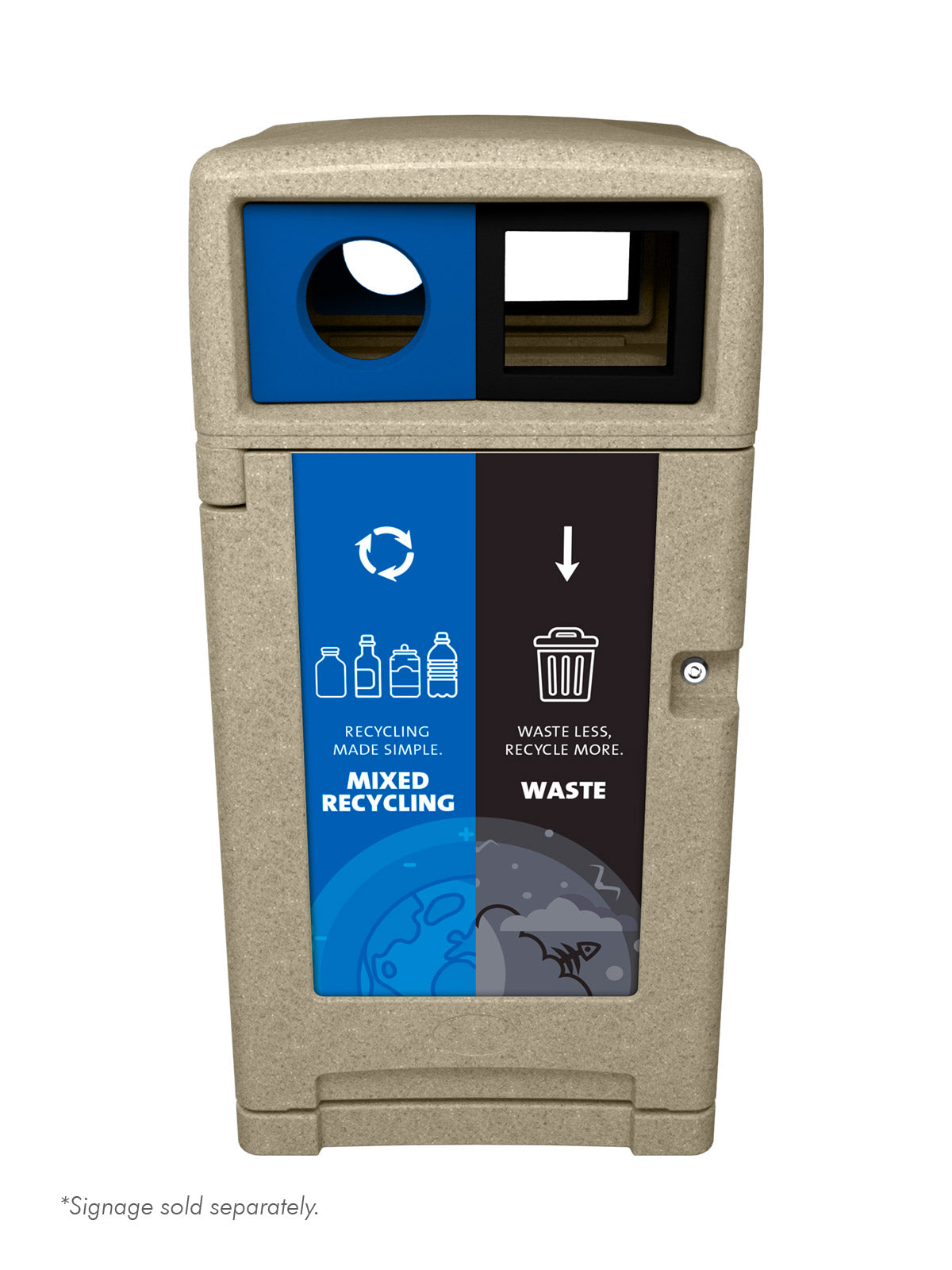 EXPRESSION - Double - Unit - Outdoor - Circle-Full - Sandstone