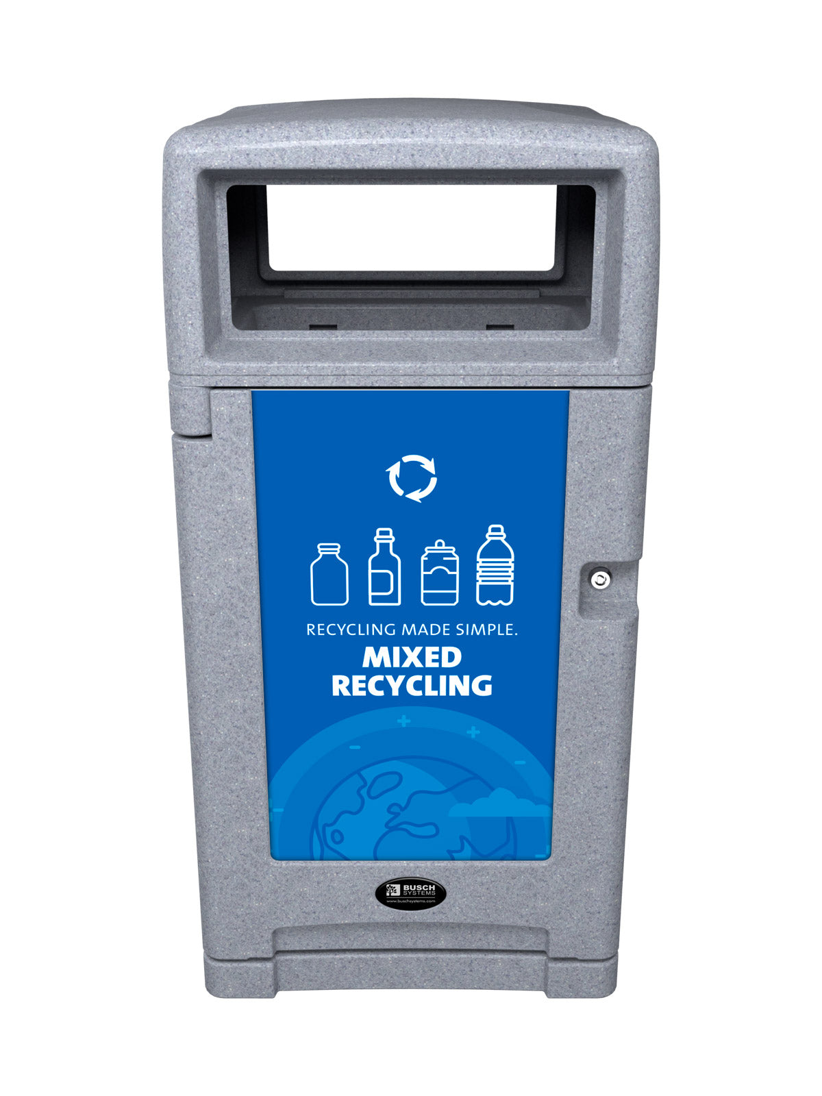 EXPRESSION - Single - Kit - Mixed Recycling - Full - Greystone