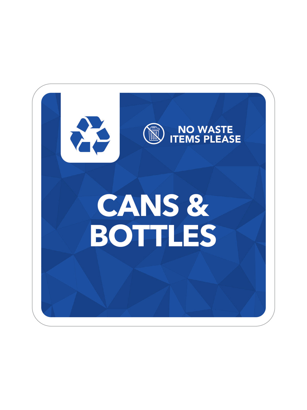 MOSAIC - Label - Cans & Bottles - Blue