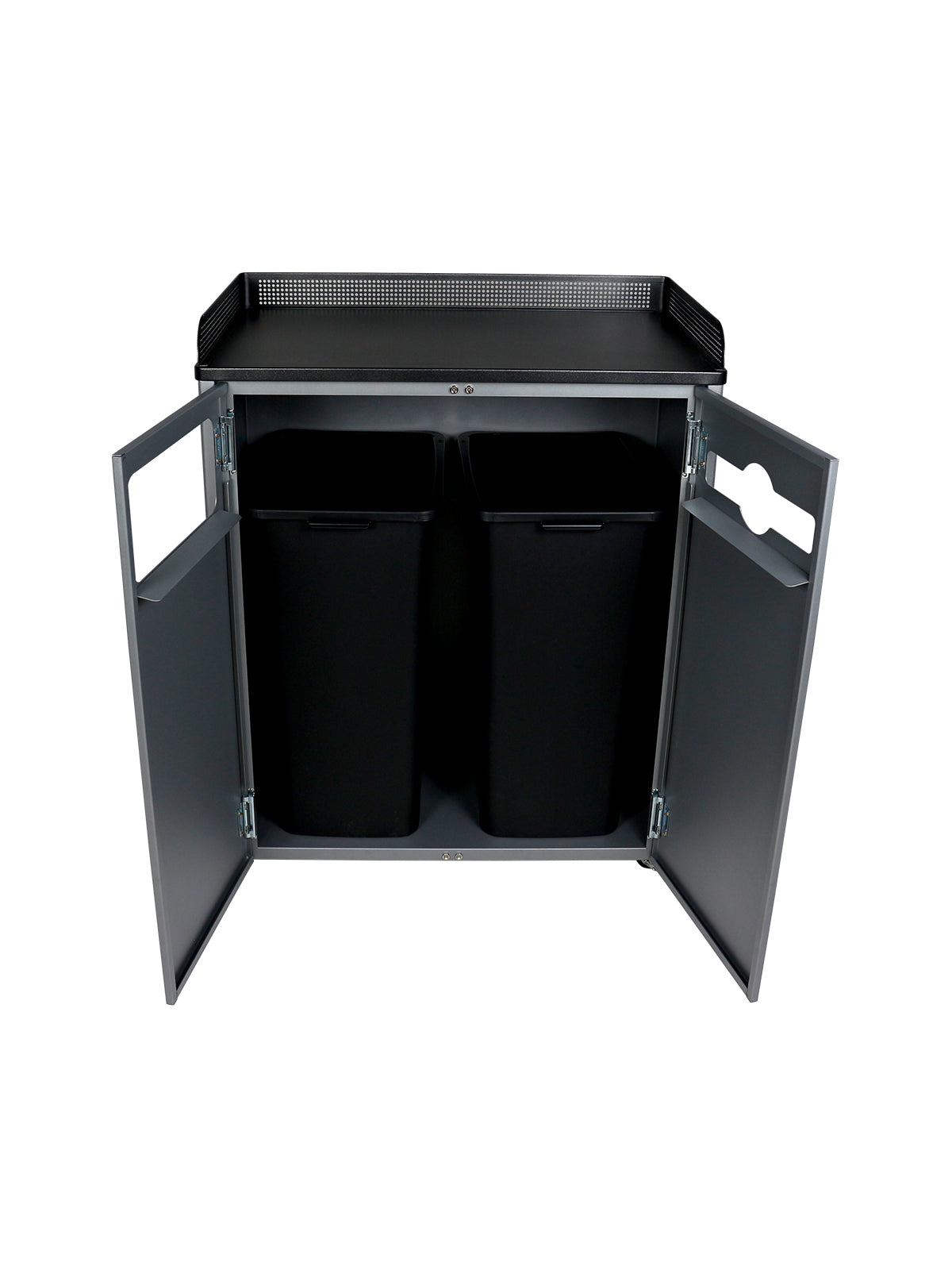 COURTSIDE - Double Stream, Grey-Black Finish with Full-Mixed Front Openings