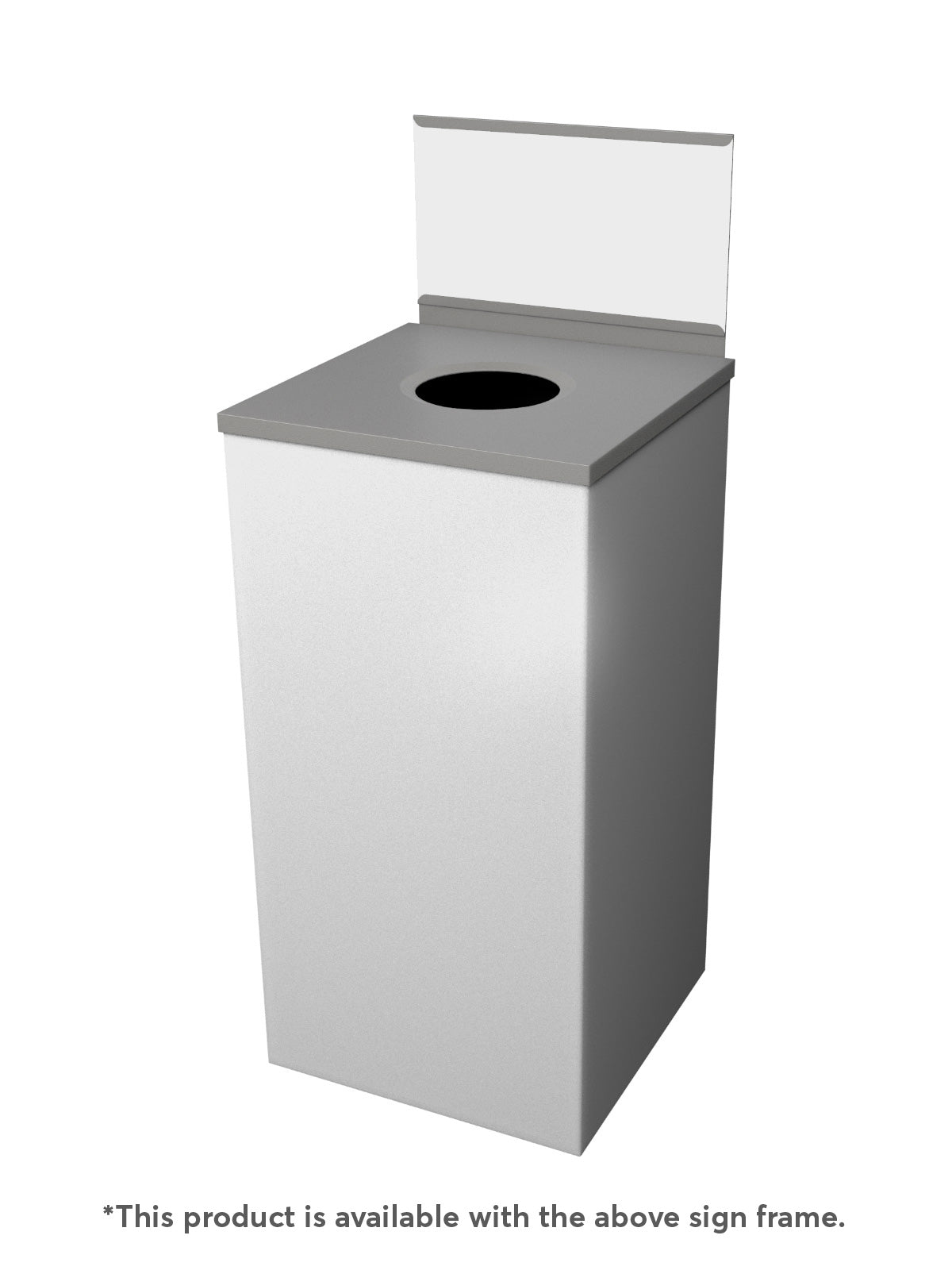 SPECTRUM - Double Station - Blue-Black Cubes, Circle-Full Opening Lids with Cans & Bottles-Waste Body Labels