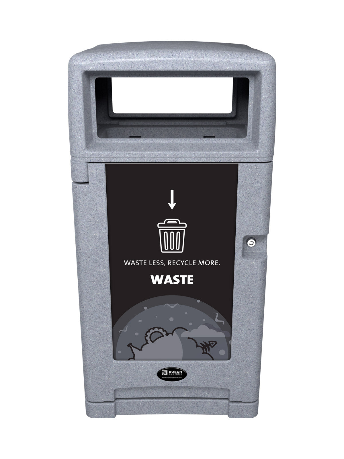 EXPRESSION - Single - Kit - Waste - Full - Greystone