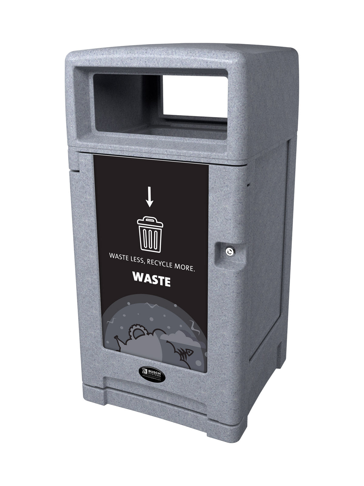 EXPRESSION - Single - Kit - Waste - Full - Greystone