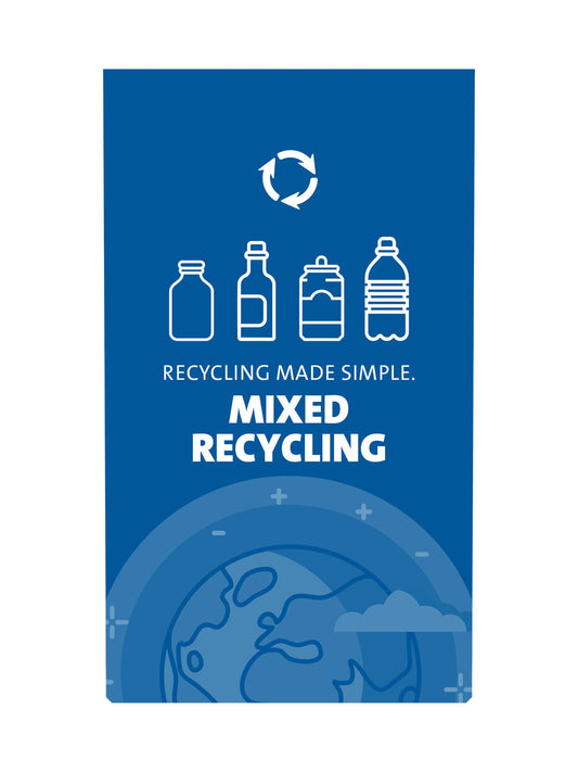 EXPRESSION - Sign - Mixed Recycling - Blue
