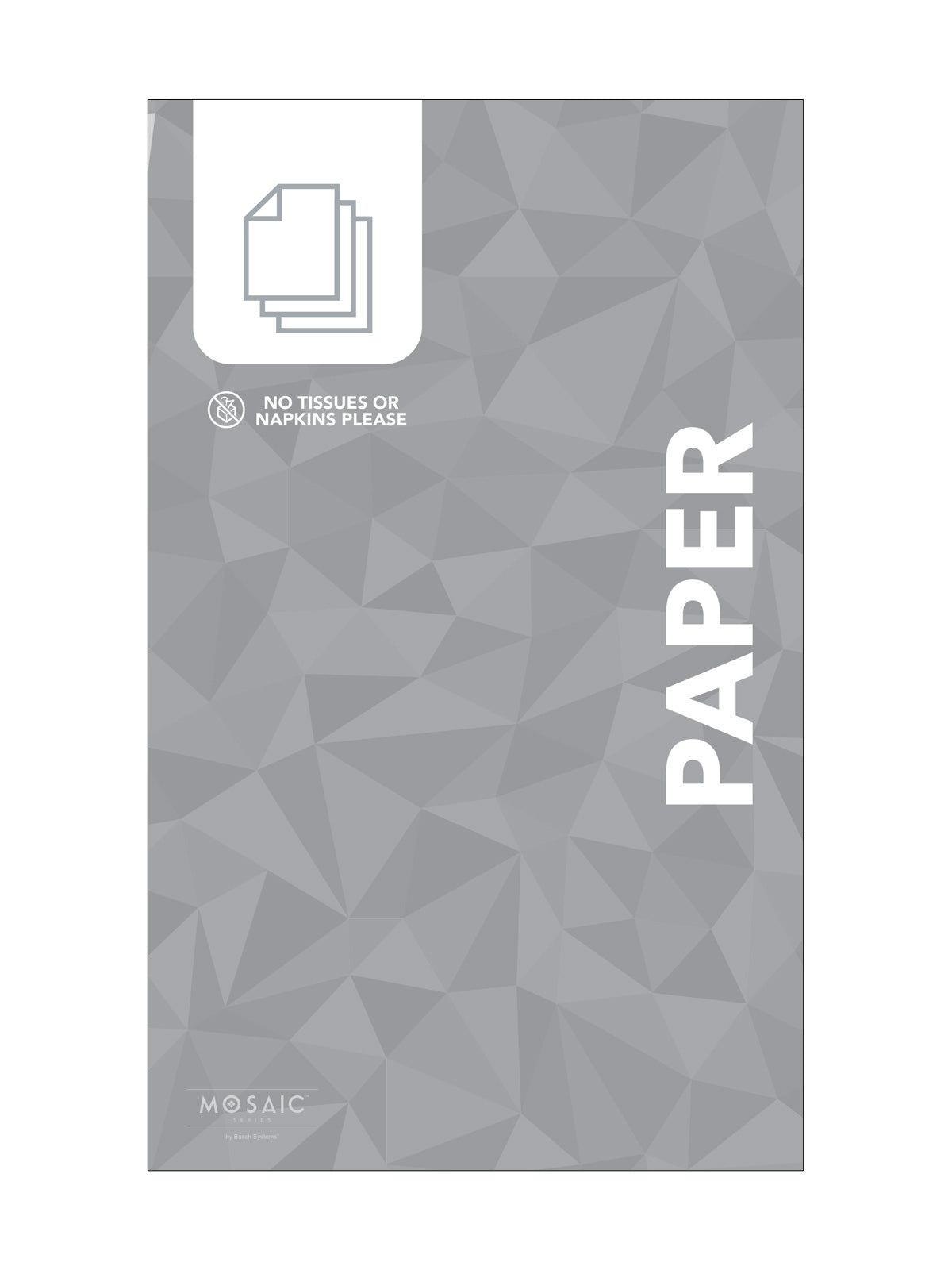 MOSAIC (1) - Body Sign - Paper - Grey