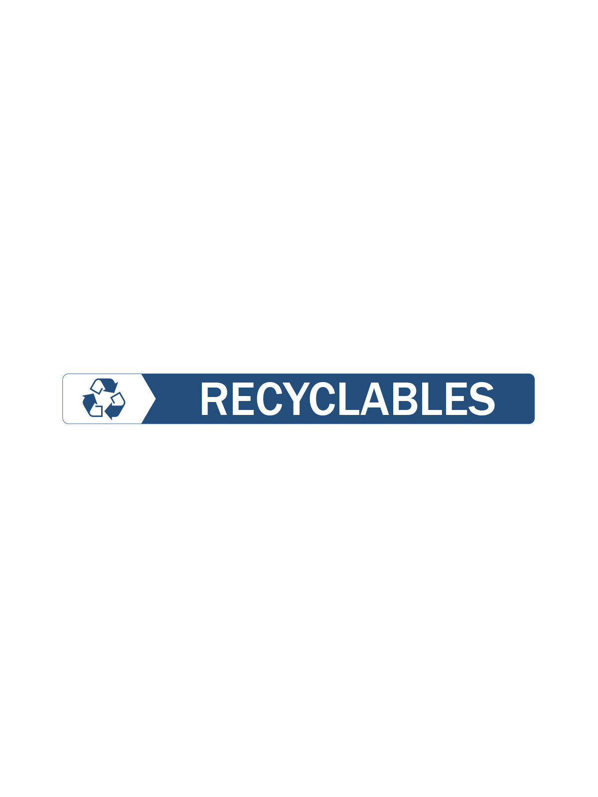 RENEGADE - Label - Recyclables - Blue - White