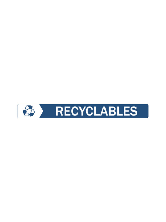 RENEGADE - Label - Recyclables - Blue - White