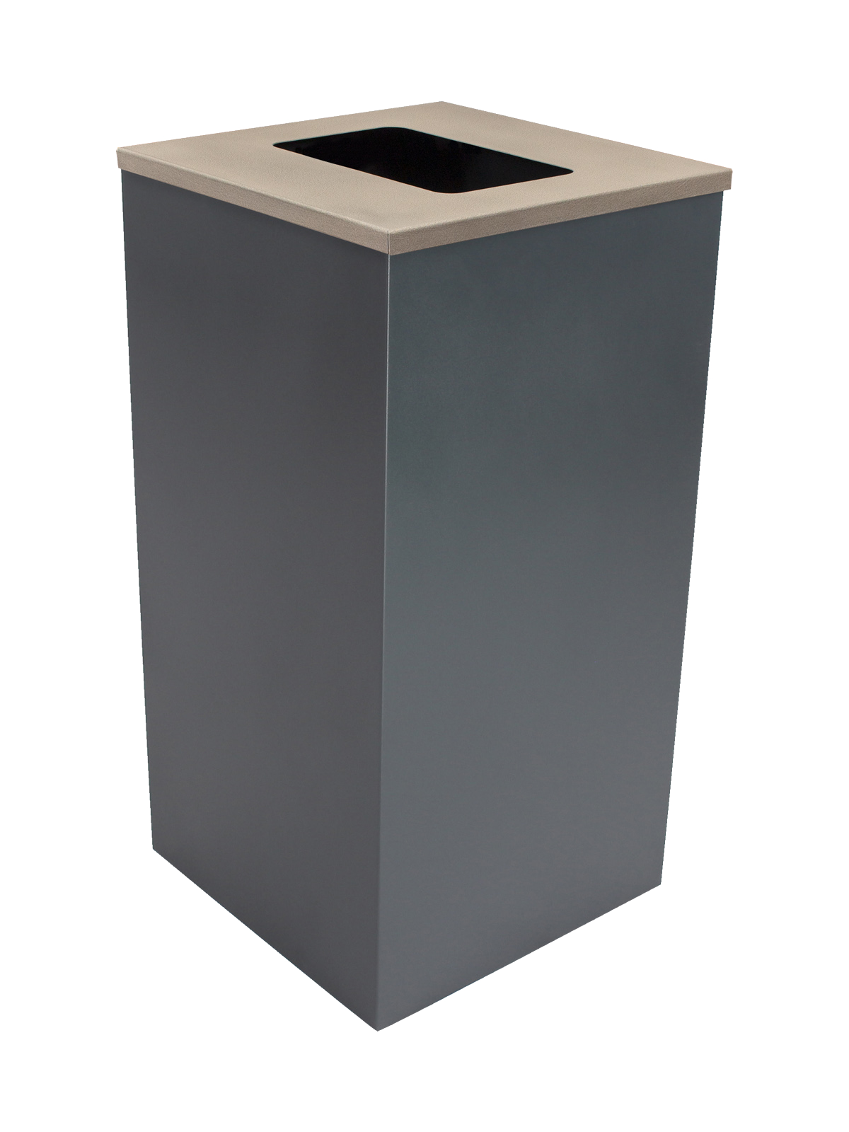 SPECTRUM - Grey Cube with Full Opening Antibacterial 'Element' Lid