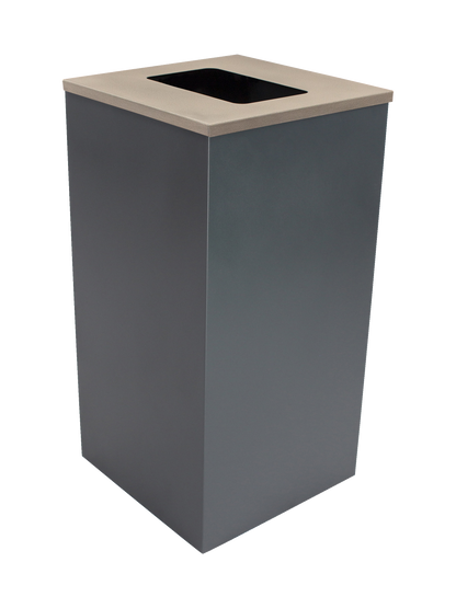 SPECTRUM - Grey Cube with Full Opening Antibacterial 'Element' Lid