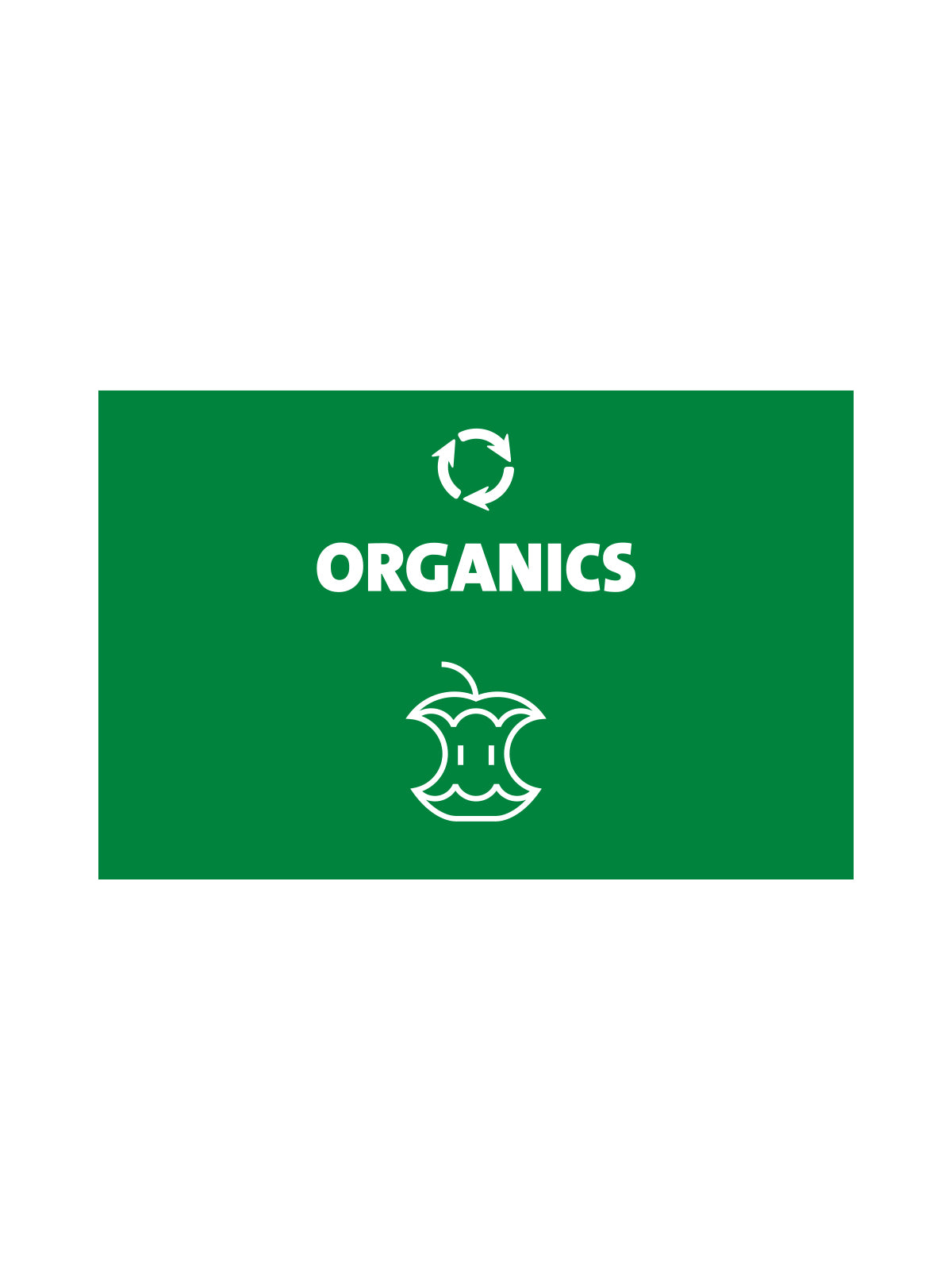 EVOLVE - Sign - Organics - Green-White