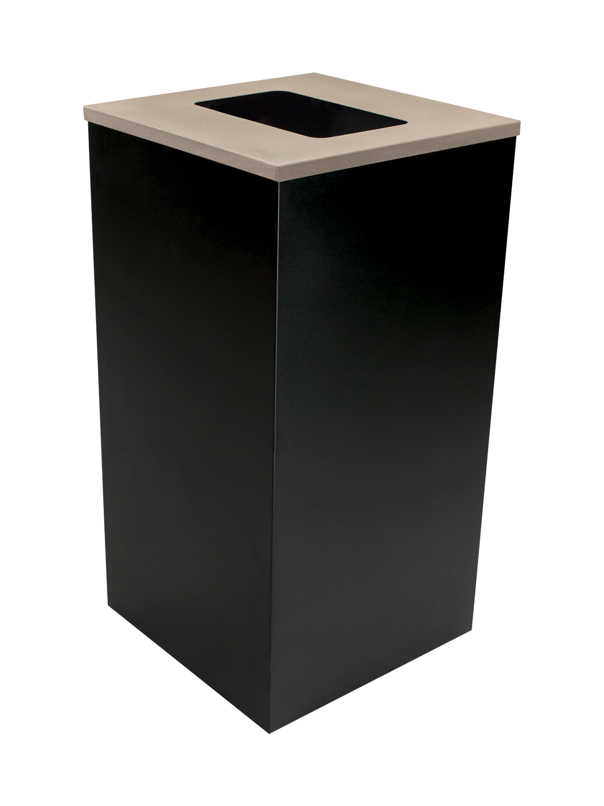 SPECTRUM - Black Cube with Full-Opening Antibacterial 'Element' Lid