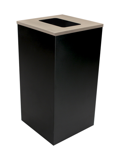 SPECTRUM - Black Cube with Full-Opening Antibacterial 'Element' Lid