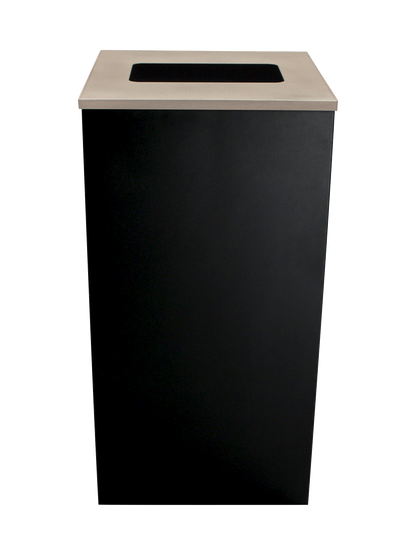 SPECTRUM - Black Cube with Full-Opening Antibacterial 'Element' Lid