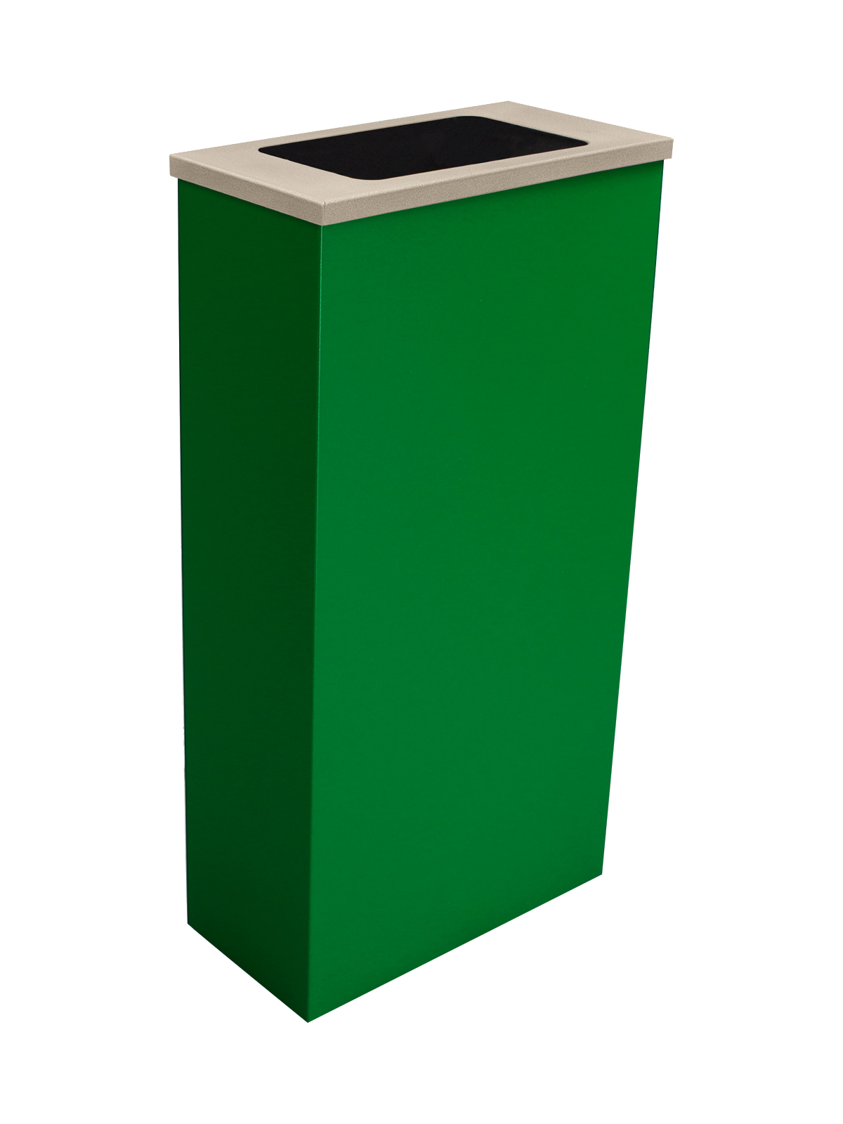 SPECTRUM - Green Cube Slim with Full Opening Antibacterial 'Element' Lid