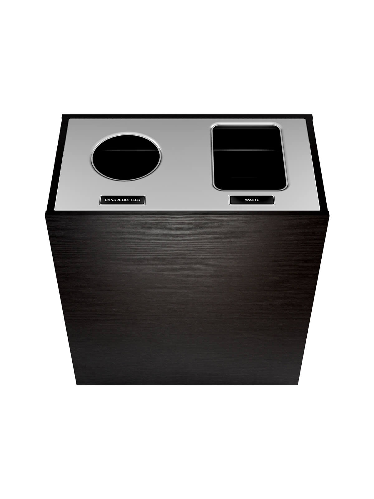 ARISTATA - Double Stream, Western Breeze Finish, Hinged Stainless Steel Lid with Circle-Full Openings