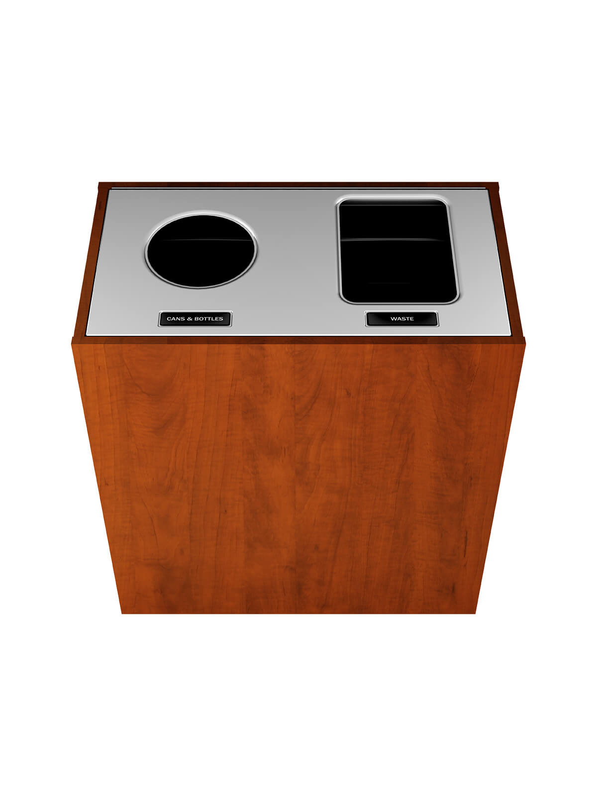 ARISTATA - Double Stream, Midsummer Flame Finish, Hinged Stainless Steel Lid with Circle-Full Openings