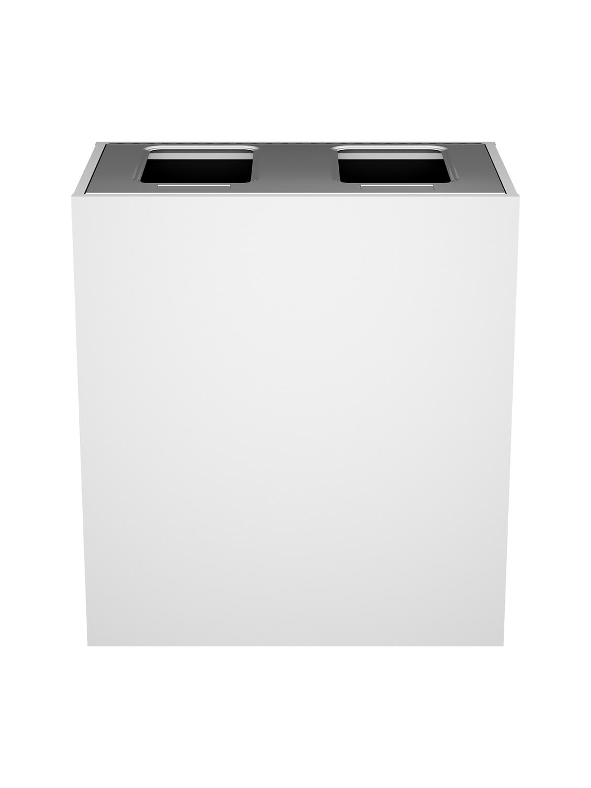 ARISTATA - Double Stream, Glacier Finish, Hinged Stainless Steel Lid with Full Openings
