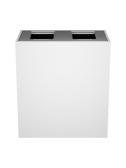 ARISTATA - Double Stream, Glacier Finish, Hinged Stainless Steel Lid with Full Openings