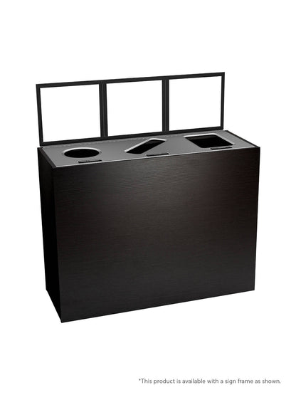 ARISTATA - Triple Stream, Western Breeze Finish, Hinged Stainless Steel Lid with Circle-Slot-Full Openings
