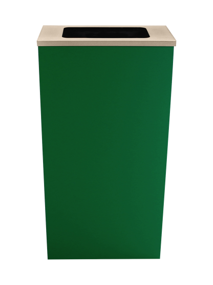 SPECTRUM - Green Cube Slim with Full Opening Antibacterial 'Element' Lid