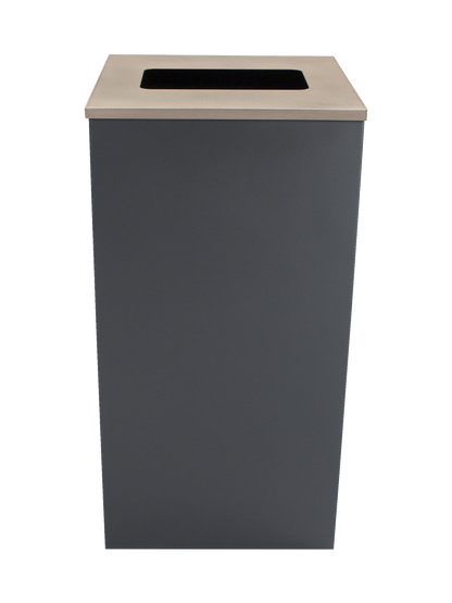 SPECTRUM - Grey Cube with Full Opening Antibacterial 'Element' Lid