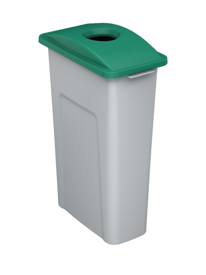 WASTE WATCHER - 23G Grey Body with Green Circle Opening Lid