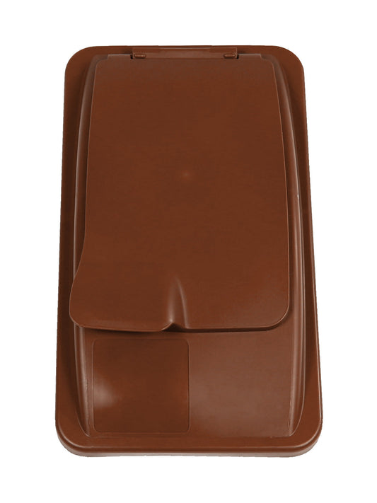 WASTE WATCHER - Brown Solid Lift Lid