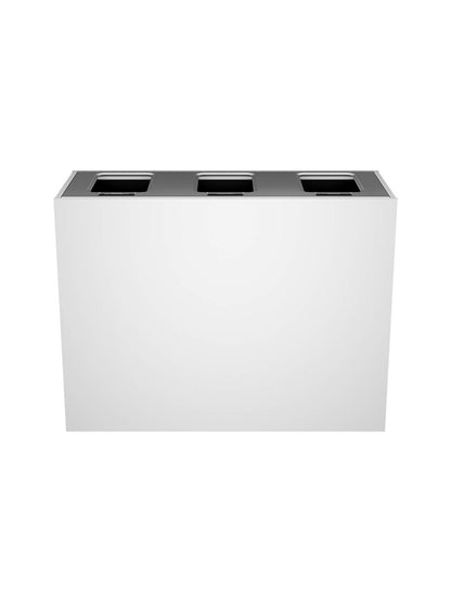 ARISTATA - Triple Stream, Glacier Finish, Hinged Stainless Steel Lid with Full Openings