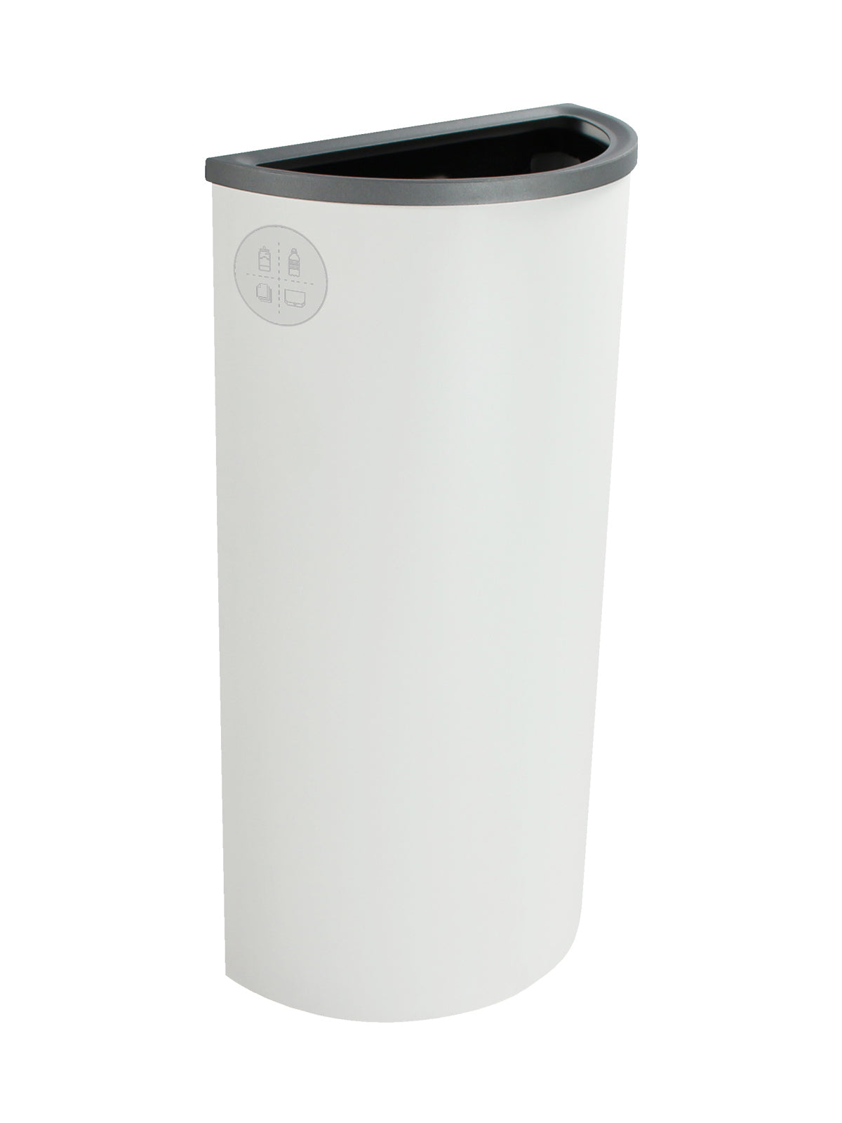 SPECTRUM - Single - Kit - Ellipse Slim - Mixed Recyclables - Full - White