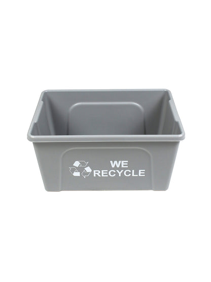 DESKSIDE RECYCLER - Single - Body - We Recycle - Executive Grey