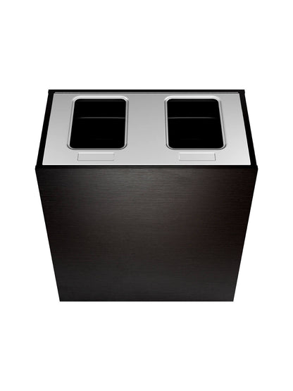 ARISTATA - Double Stream, Western Breeze Finish, Hinged Stainless Steel Lid with Full Openings