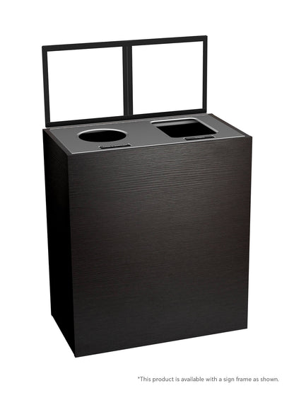 ARISTATA - Double Stream, Western Breeze Finish, Hinged Stainless Steel Lid with Circle-Full Openings