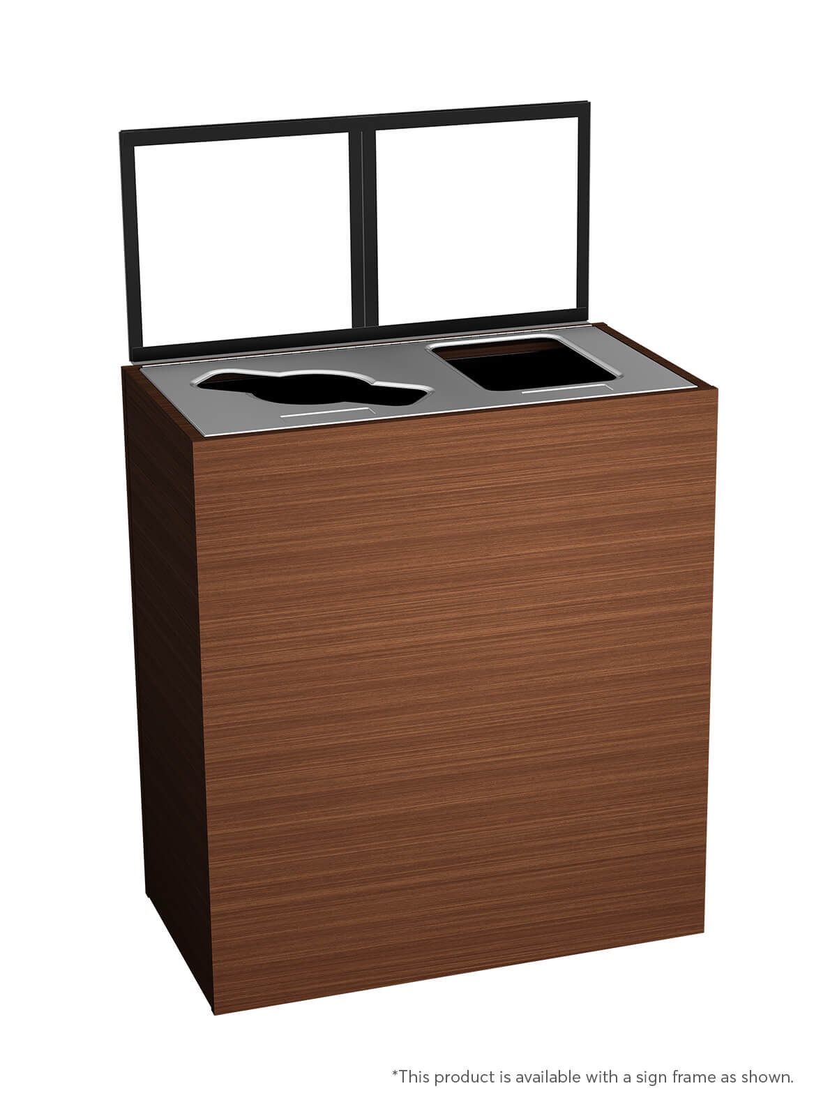 ARISTATA - Double Station, Harvest Leaves Body Finish with Stainless Steel Mixed/Full-Opening Lid