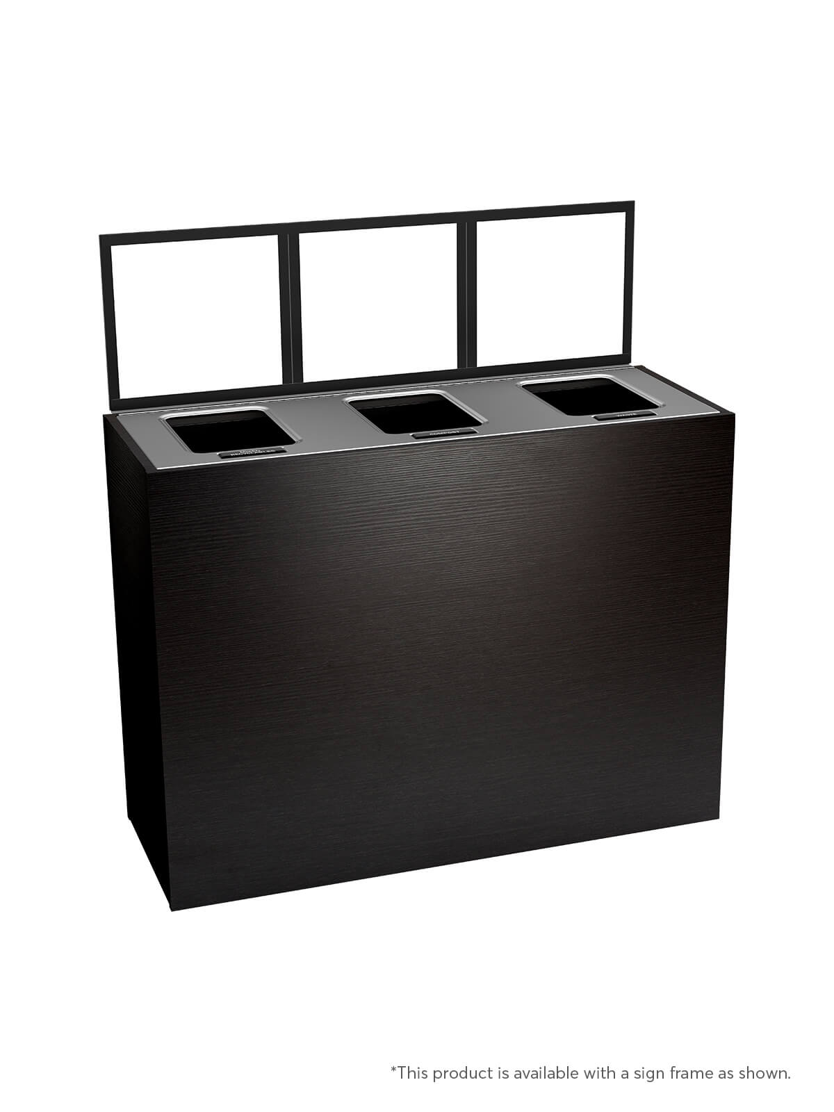 ARISTATA - Triple Stream, Western Breeze Finish, Hinged Stainless Steel Lid with Full Openings
