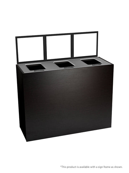 ARISTATA - Triple Stream, Western Breeze Finish, Hinged Stainless Steel Lid with Full Openings