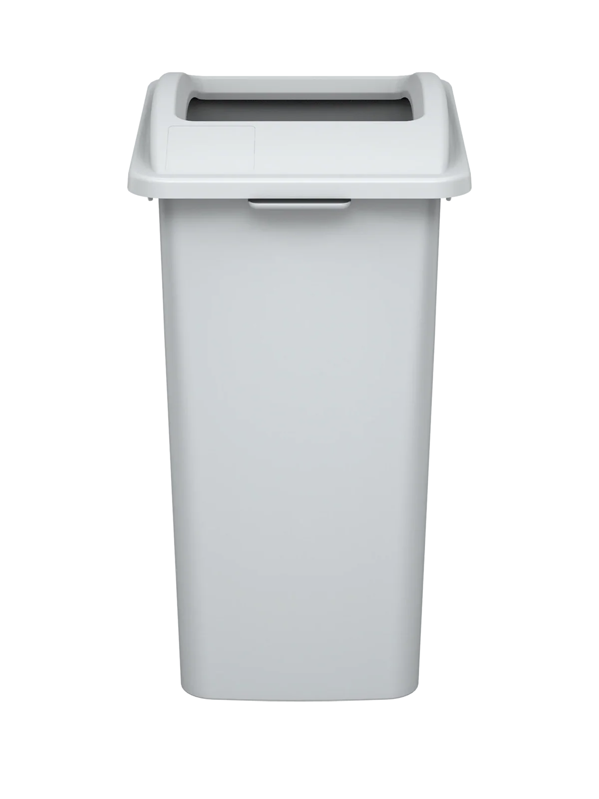 WASTE WATCHER XL - 28G Grey Body with Metallic Silver 'Look' XL Full-Opening Lid