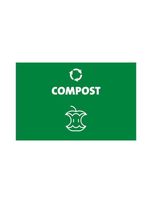 EVOLVE - Sign - Compost - Green-White