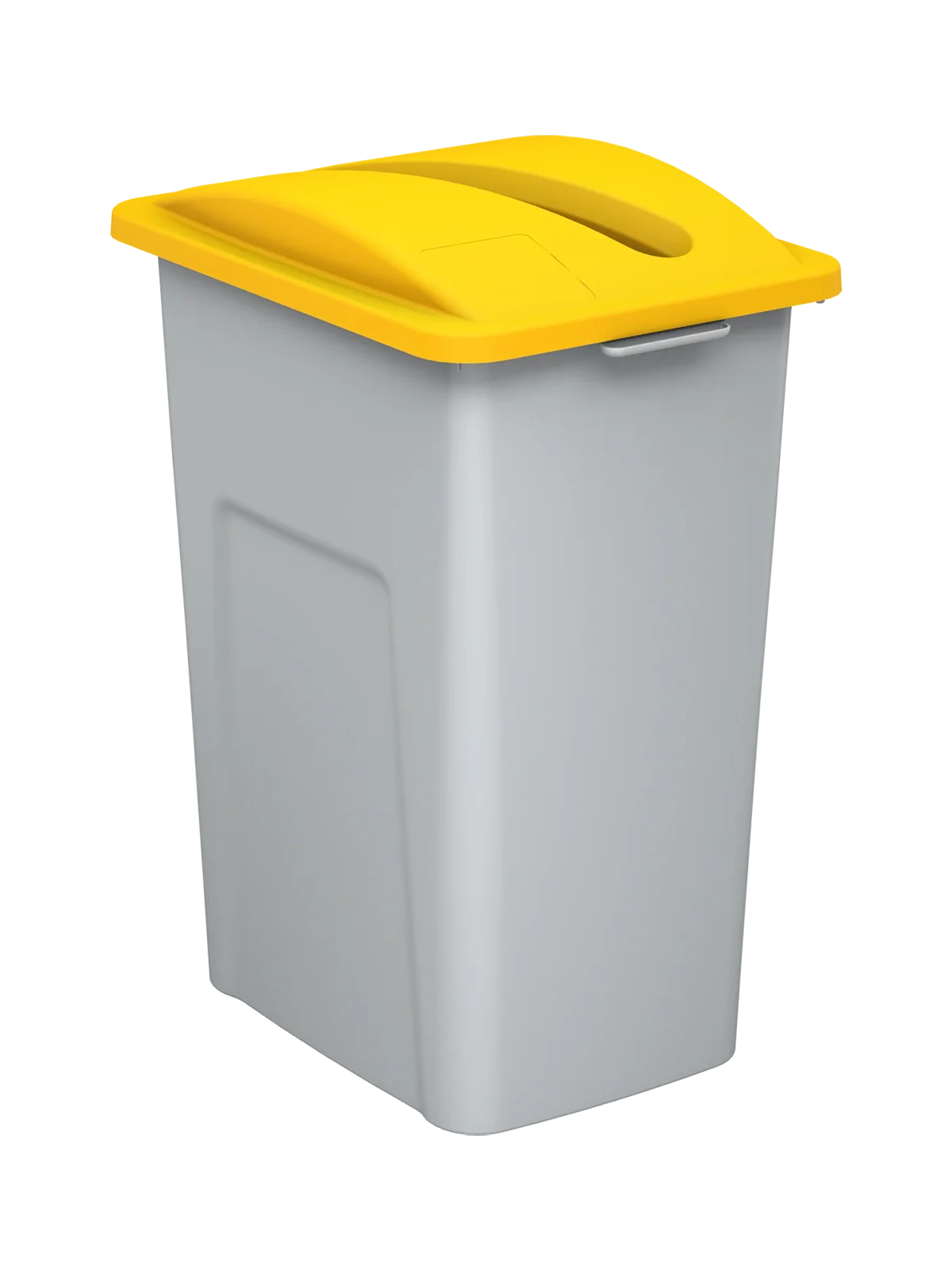 WASTE WATCHER XL - 28G Grey Body with Yellow XL Slot Opening Lid