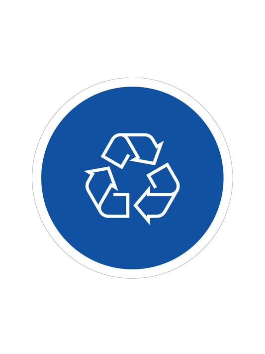 EURO - Label - Mobius Loop - Blue-White
