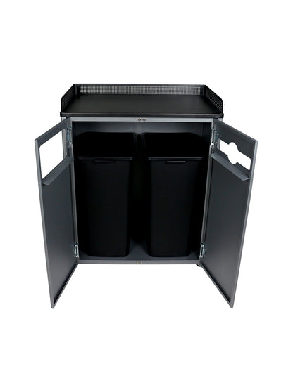 COURTSIDE - Double Stream, Grey-Black Finish with Full-Mixed Front Openings
