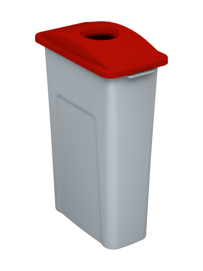 WASTE WATCHER - 23G Grey Body with Red Circle Opening Lid