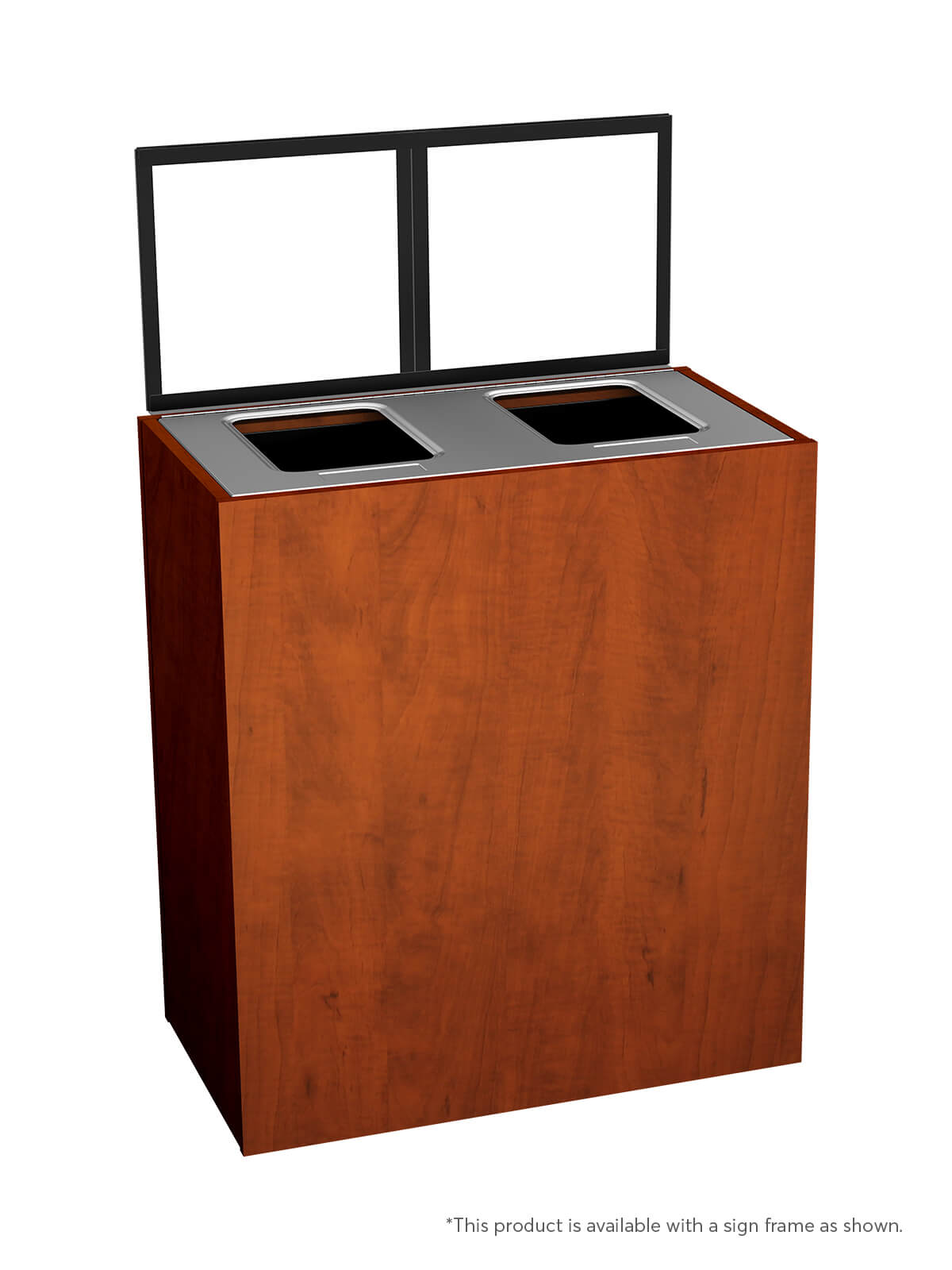 ARISTATA - Double Stream, Midsummer Flame Finish, Hinged Stainless Steel Lid with Full Openings