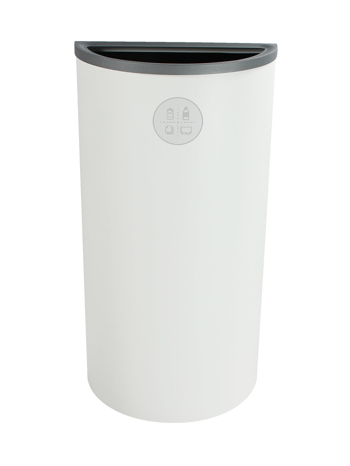 SPECTRUM - Single - Kit - Ellipse Slim - Mixed Recyclables - Full - White