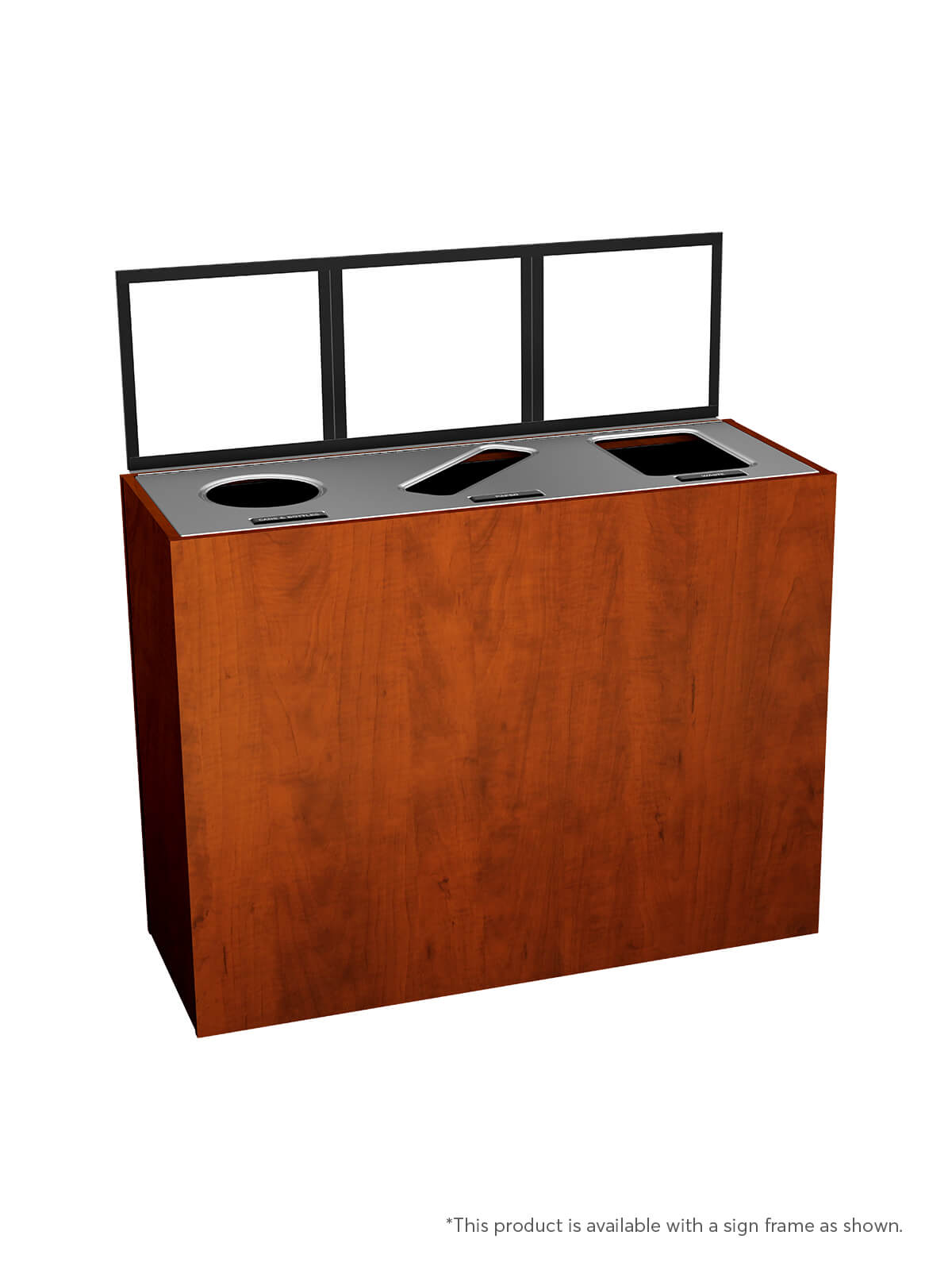 ARISTATA - Triple Stream, Midsummer Flame Finish, Hinged Stainless Steel Lid with Circle-Slot-Full Openings